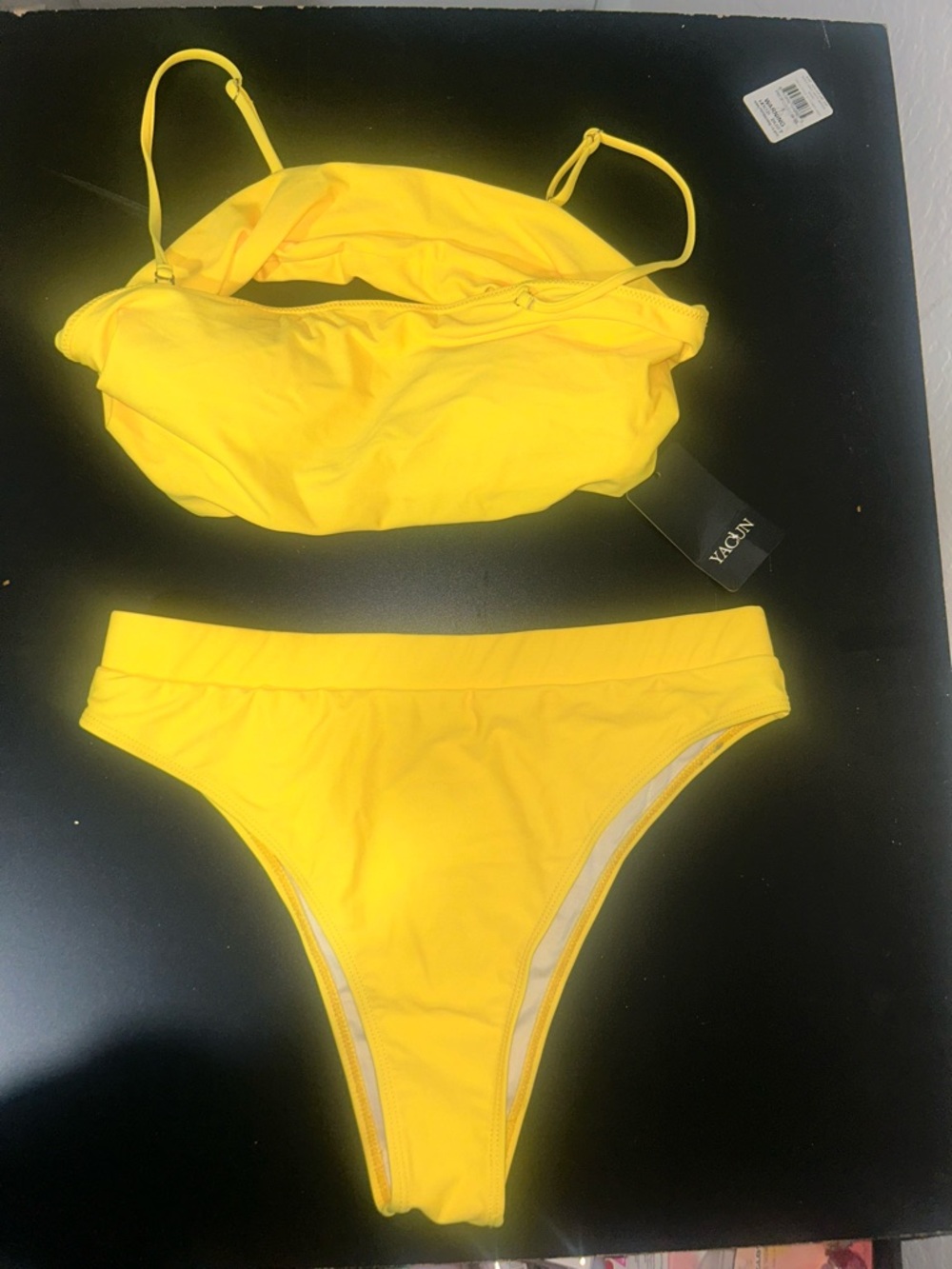 Yacún Bright Yellow Bikini Set